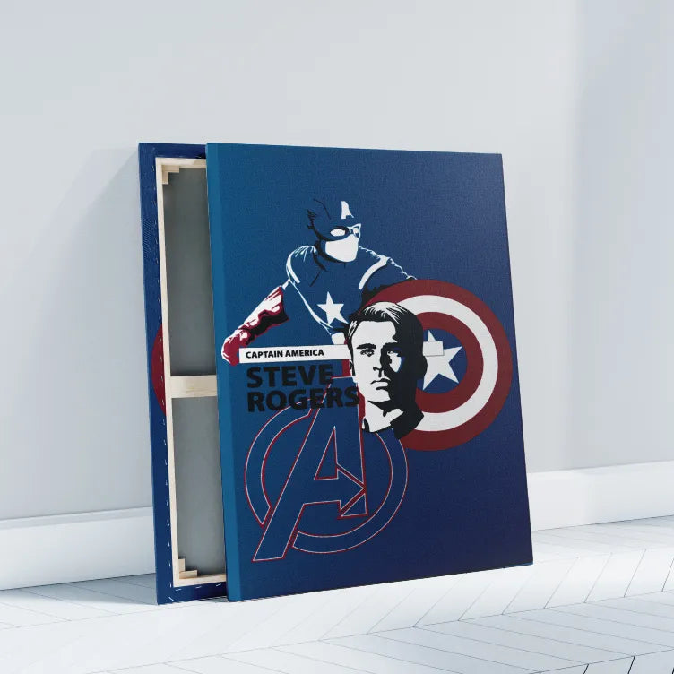 Superhero Captain America Canvas