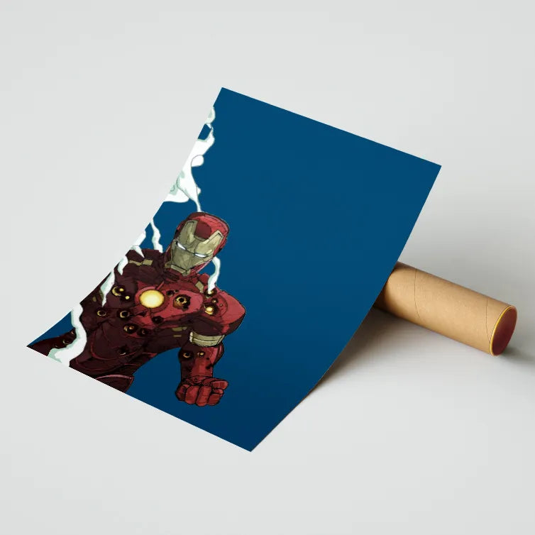 Iron Man Painting Poster