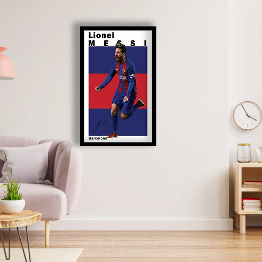 Messi Best Poster Black Frame
