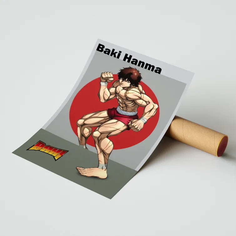 Baki Hanma Poster Poster