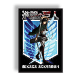 Mikasa Ackerman Attack on Titan Poster Hero