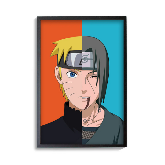 Itachi and Naruto Poster | Frame | Canvas