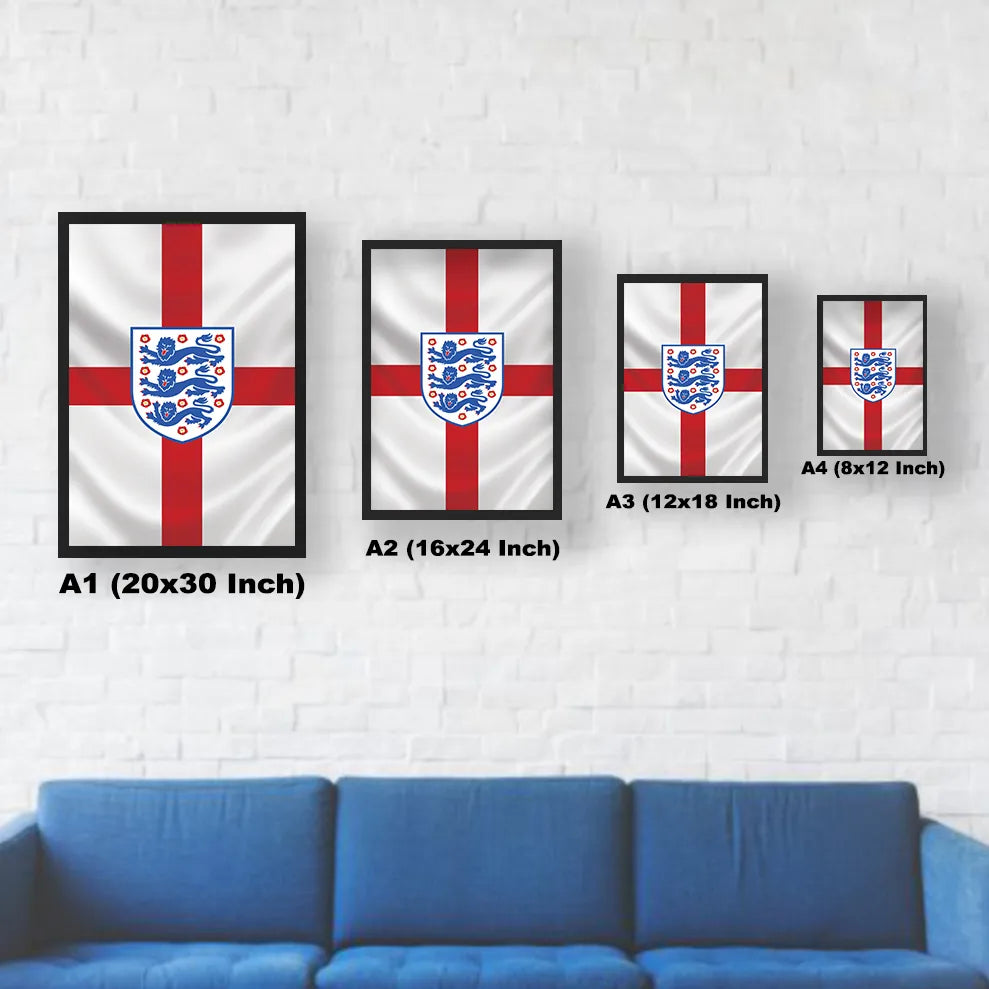 England Harry Kane Size Chart