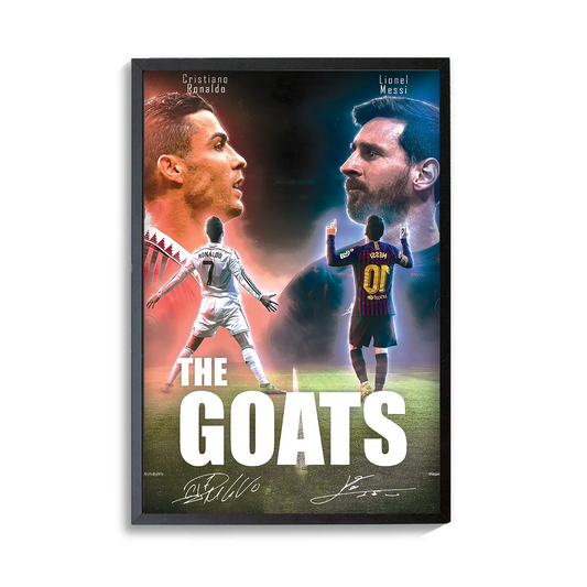 Ronaldo Messi War Poster | Frame | Canvas