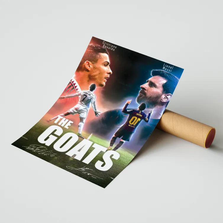 ROnaldo Messi War Poster