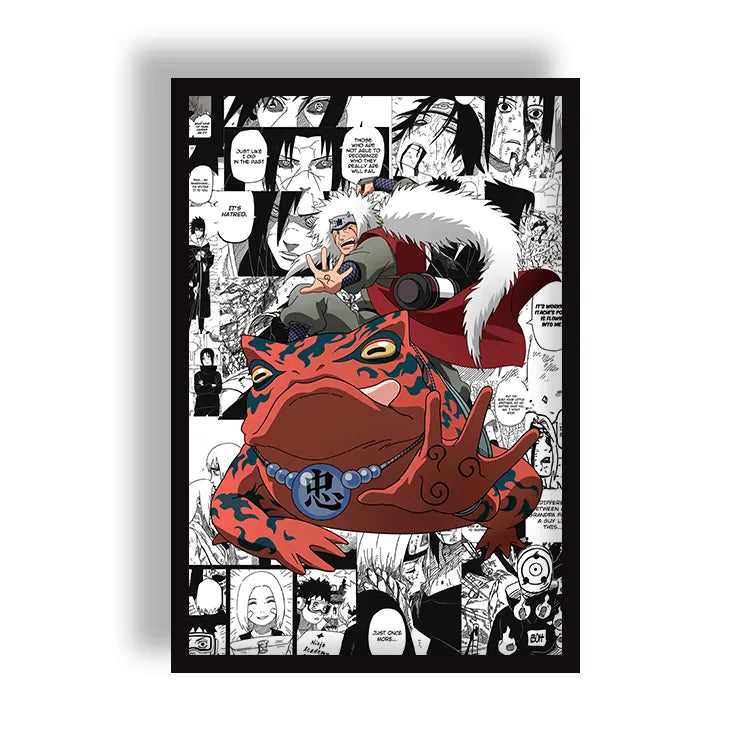 Jiraiya Naruto Poster Hero
