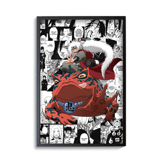 Jiraiya Naruto Poster | Frame | Canvas