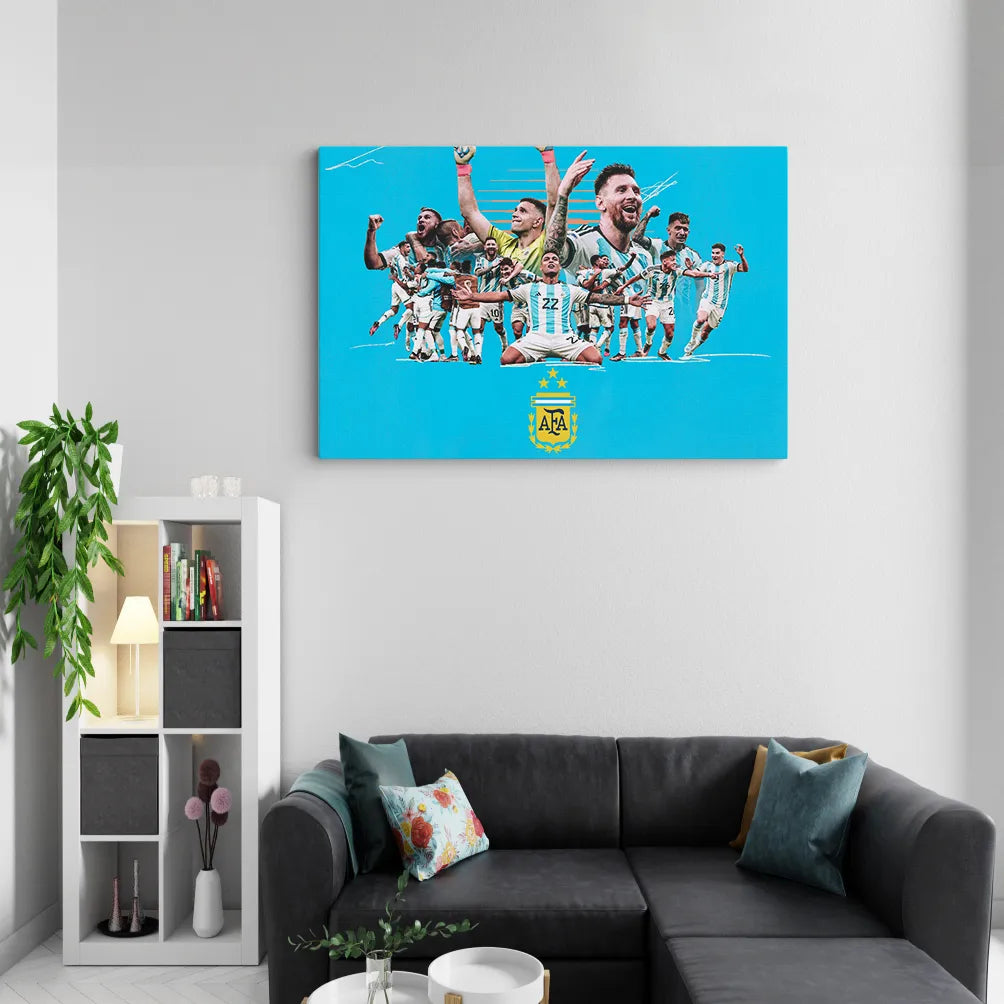 Argentina Won the World Cup Canvas