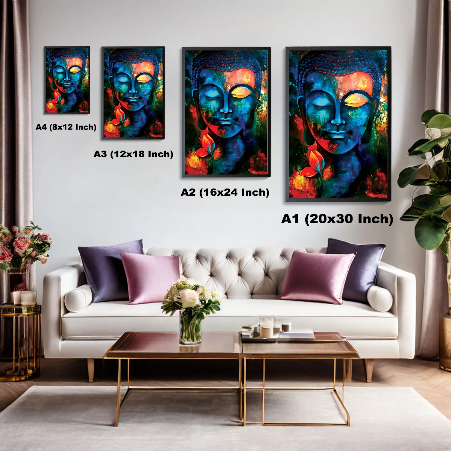 Lord Buddha Poster | Frame | Canvas