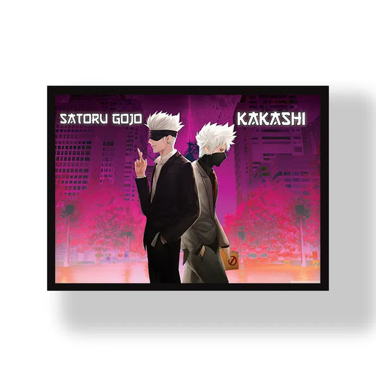 Satoru Gojo Kakashi Jujutsu Kaisen Anime Poster | Frame | Canvas