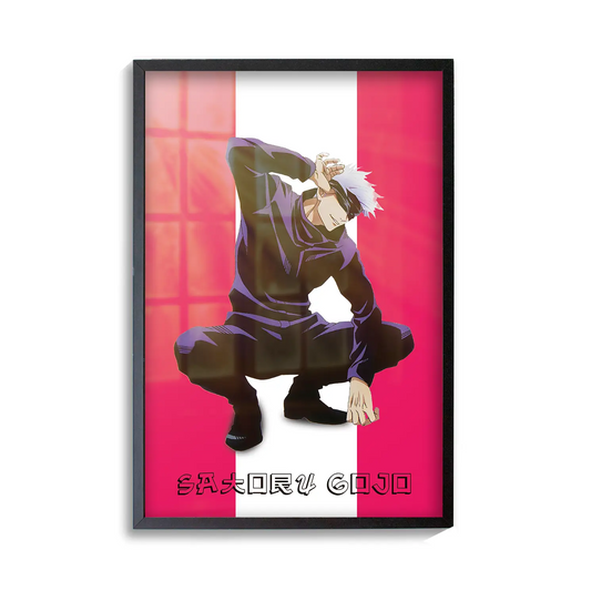 Satoru Gojo Jujutsu Kaisen Anime Poster | Frame | Canvas
