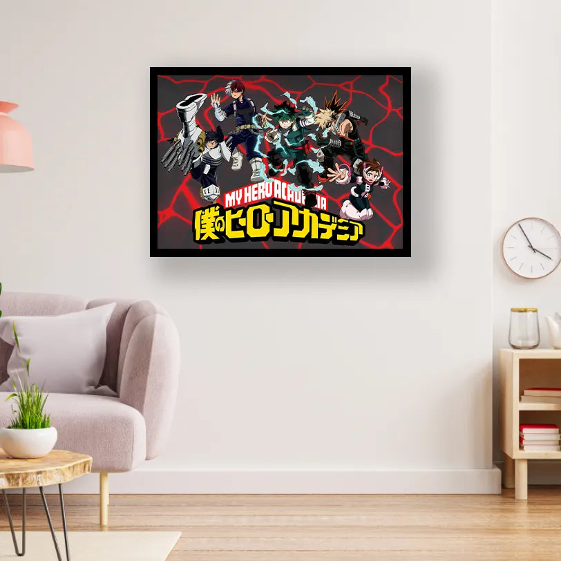 Deku Bakugo My Hero Academia Poster | Frame | Canvas