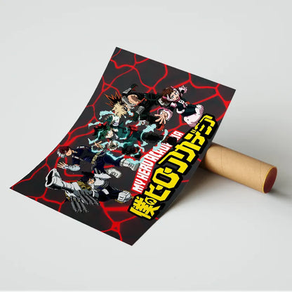 Deku Bakugo My Hero Academia Poster | Frame | Canvas