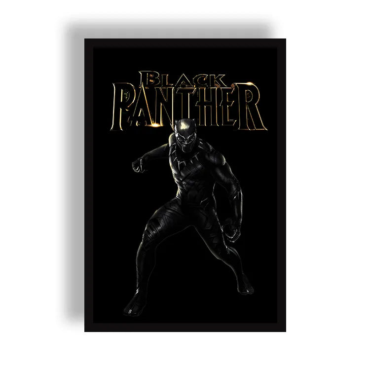 Black Panther Marvel Poster | Frame | Canvas