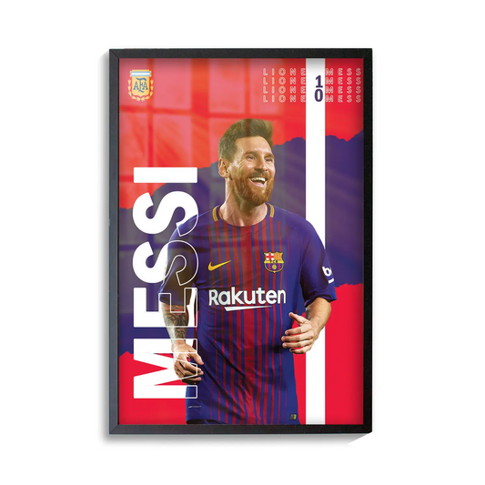 Messi AFA Club Poster | Frame | Canvas