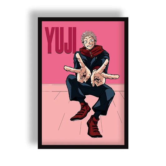 Yoji Itadori Jujutsu Kaisen Poster | Frame | Canvas
