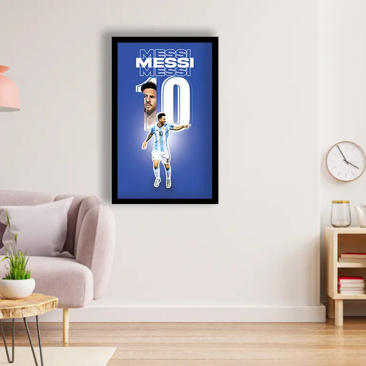 Messi Football Poster | Frame | Canvas