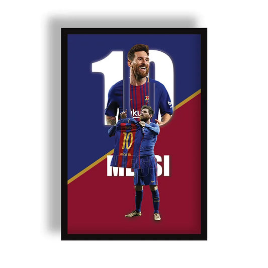 Messi Barcelona Football Poster | Frame | Canvas