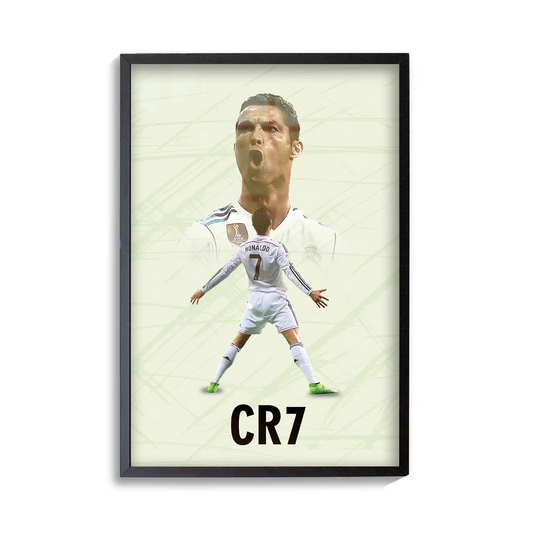 Cristiano Ronaldo GOAT Poster | Frame | Canvas