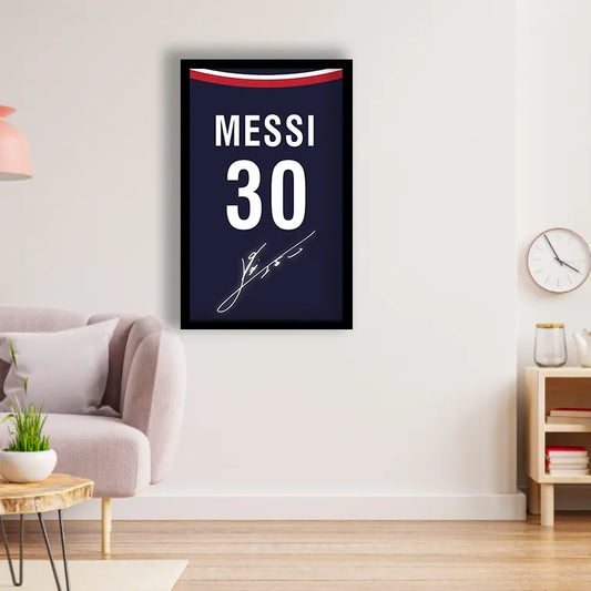 Messi Jersey 10 Football Poster | Frame | Canvas