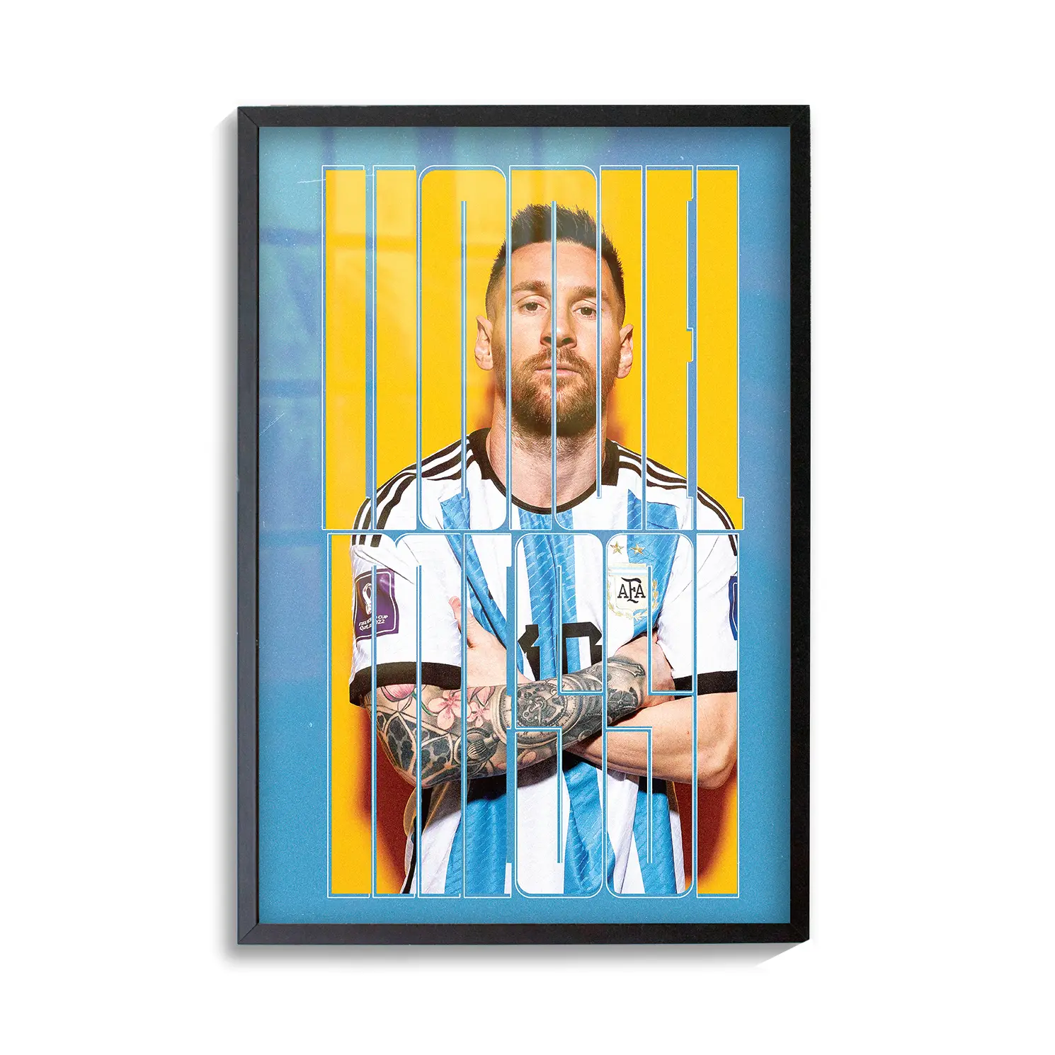 Messi Jersey 10 AFA Club Football Poster | Frame | canvas