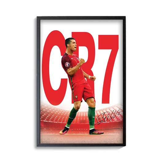 Cristiano Ronaldo Manchester United Club Football Poster | Frame | Canvas