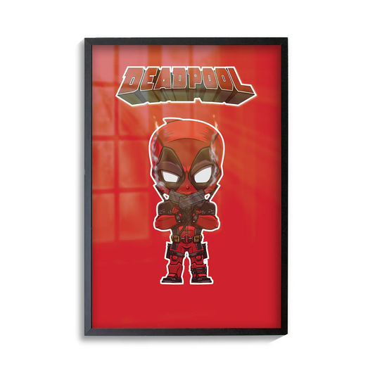 Deadpool Minimal Art Poster | Frame | Canvas