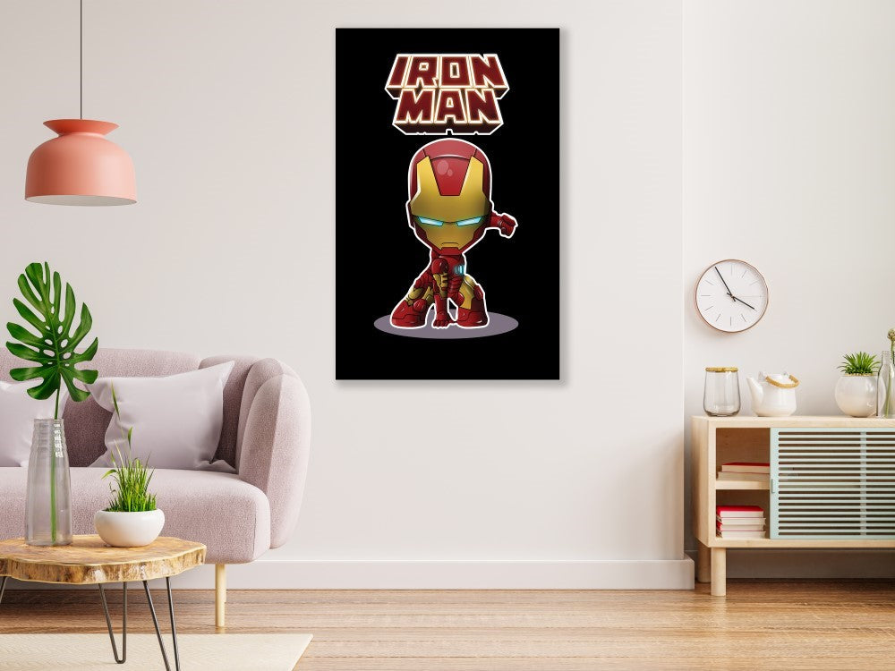 Iron Man Minimal Comic Art