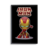 Iron Man - Minimal Comic Art Poster | Frame | Canvas