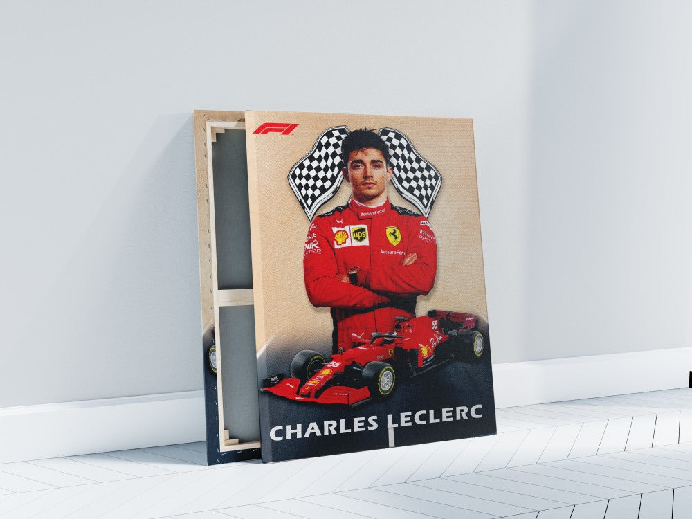Charles Leclerc Poster Canvas