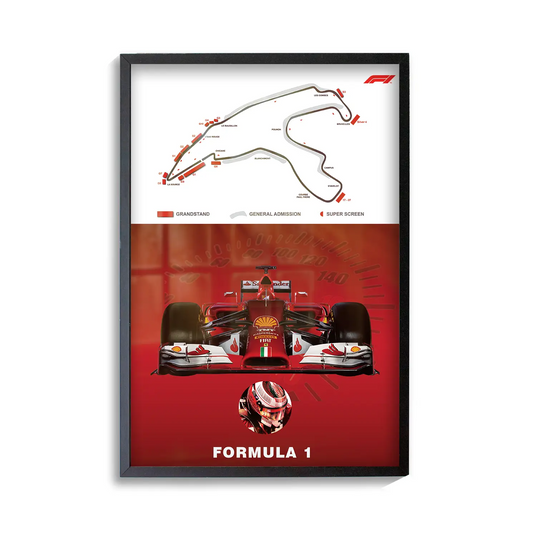 F1 Car Wall Poster | Frame | Canvas