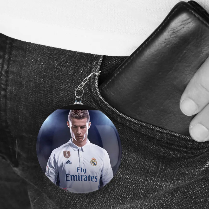 Ronaldo Keychain in Pocket