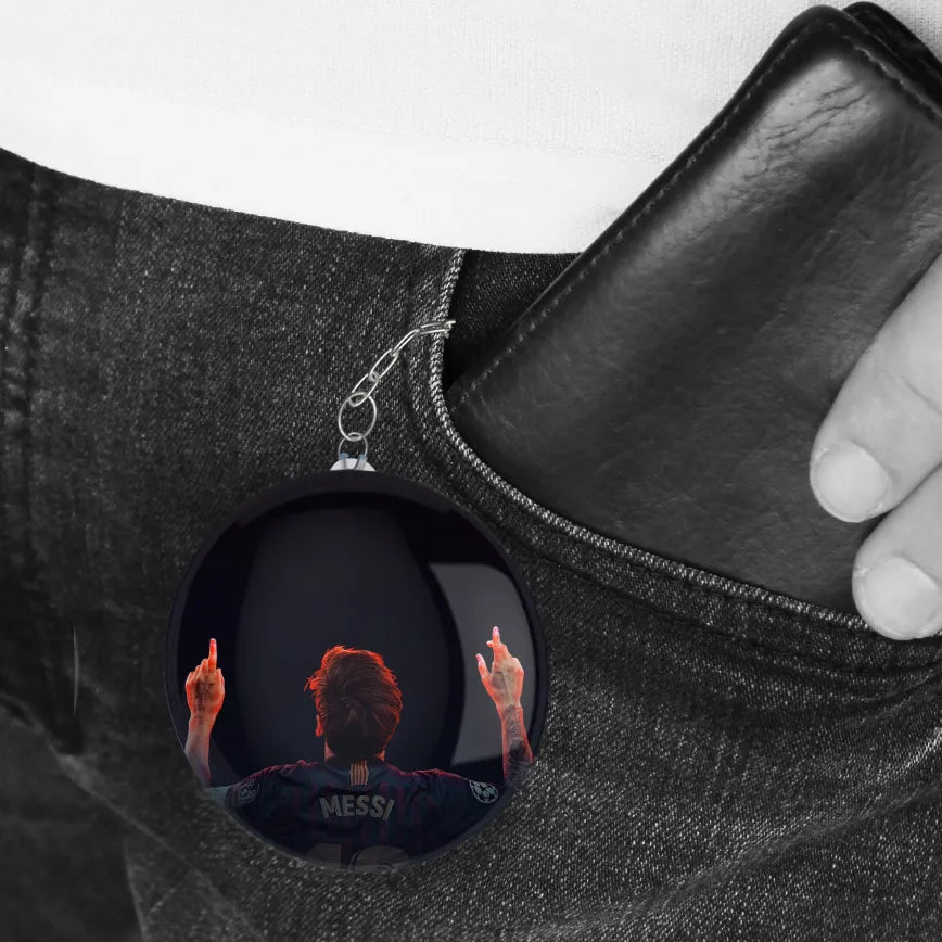 Messi Keychain in Pocket