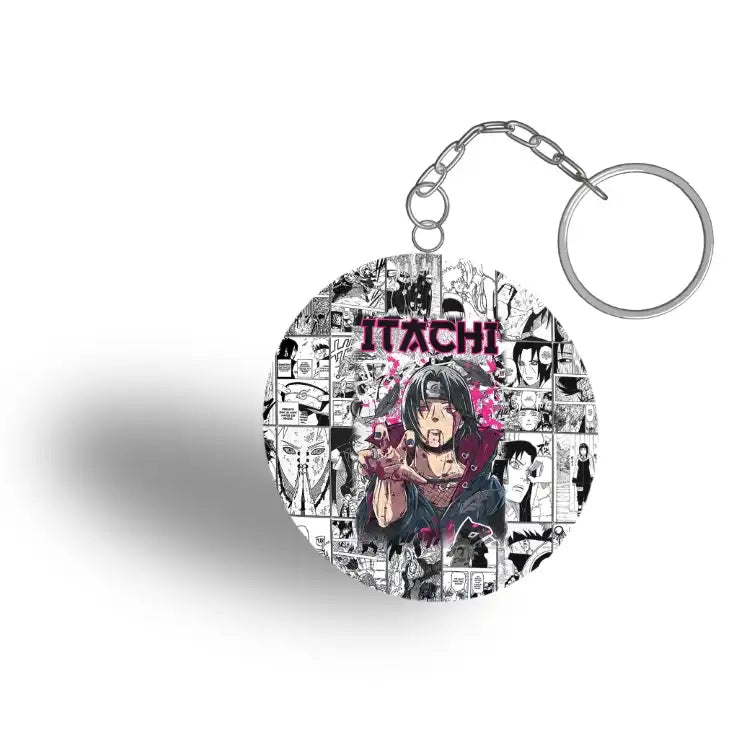 Itachi Manga Pages Key Chain