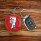 keychain with car key