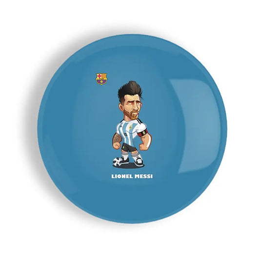 Messi Cartoon Badge