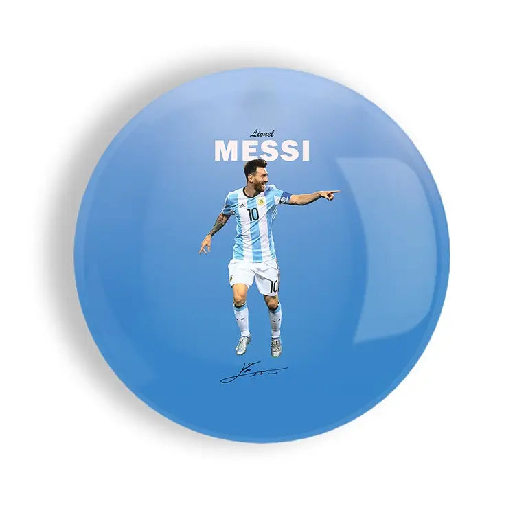 Lionel Messi Celebrating Badge