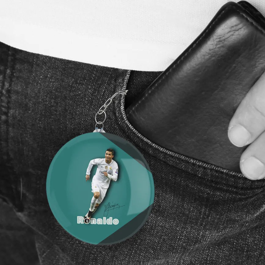 Ronaldo Keychain in pocket
