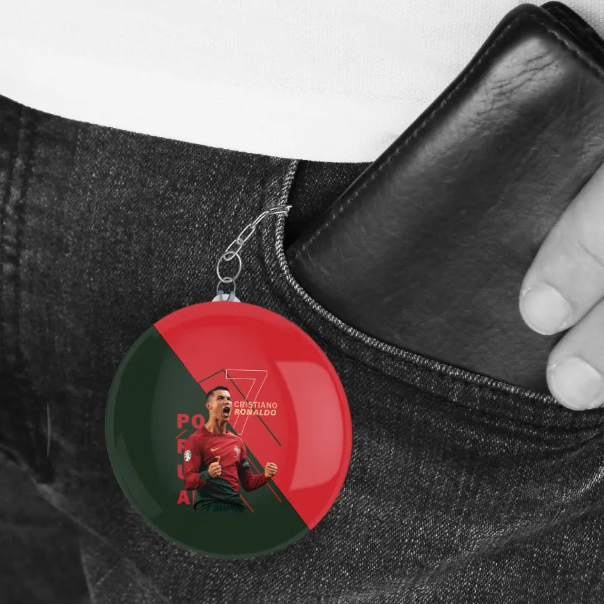 Ronaldo Keychain in Pocket