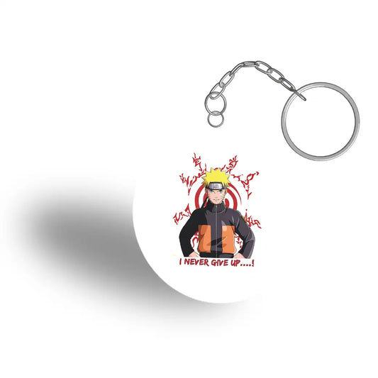 Naruto Never Give up Keychain