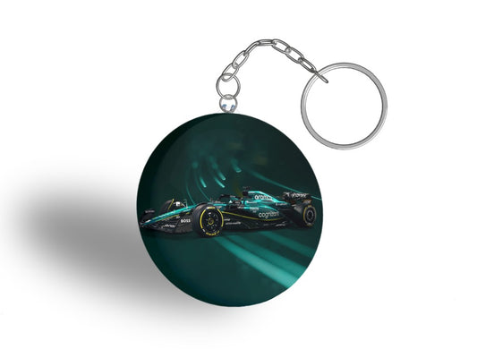 Formula 1, Aston Martin, Aston martin f1, race cars, British Racing Green  Badge Key Chain