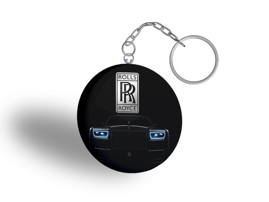 Rolls Royce Logo Key Ring Key Chain